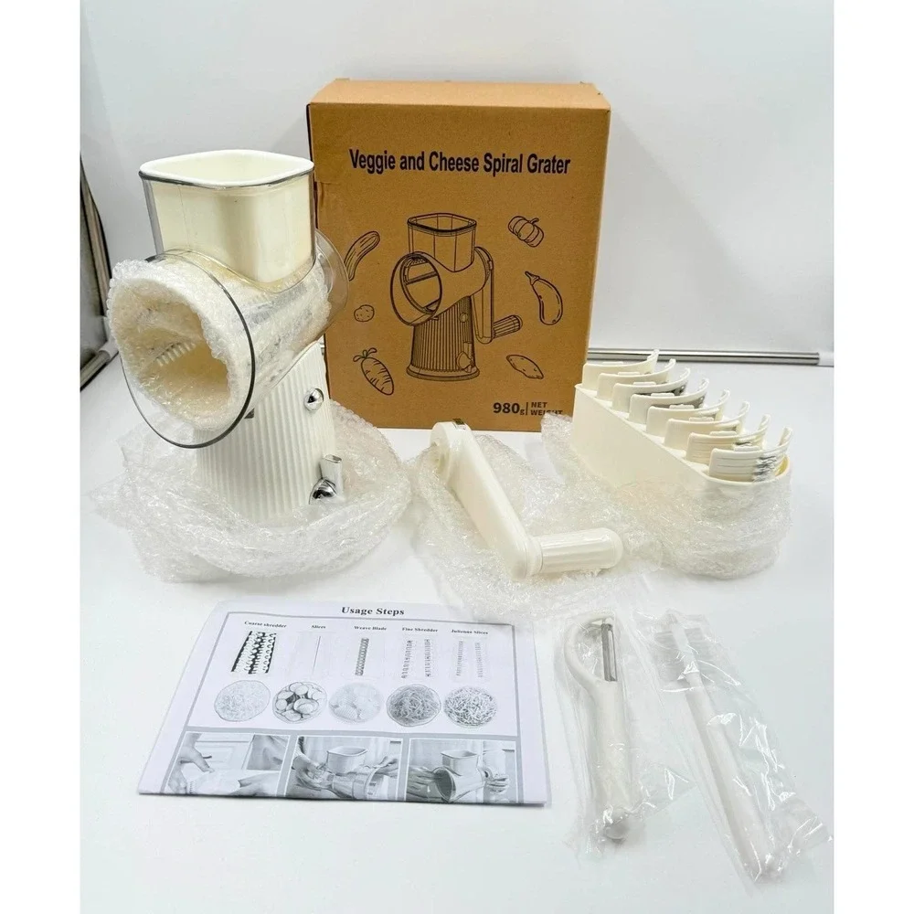 Cheese Grater Hand Crank Vegetable‎ Slicer